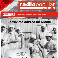 Entrevista sobre Nicole en Radio Popular - Herri Irratia