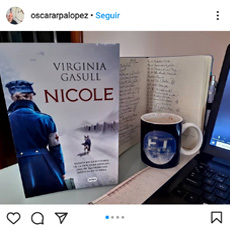Reseña de Nicole por el Bookgrammer y Blogero Oscar Lopez del blog El Arpa de Becquer
