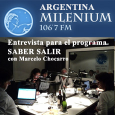 Entrevista en el programa Saber Salir de FM Millenium - Argentina